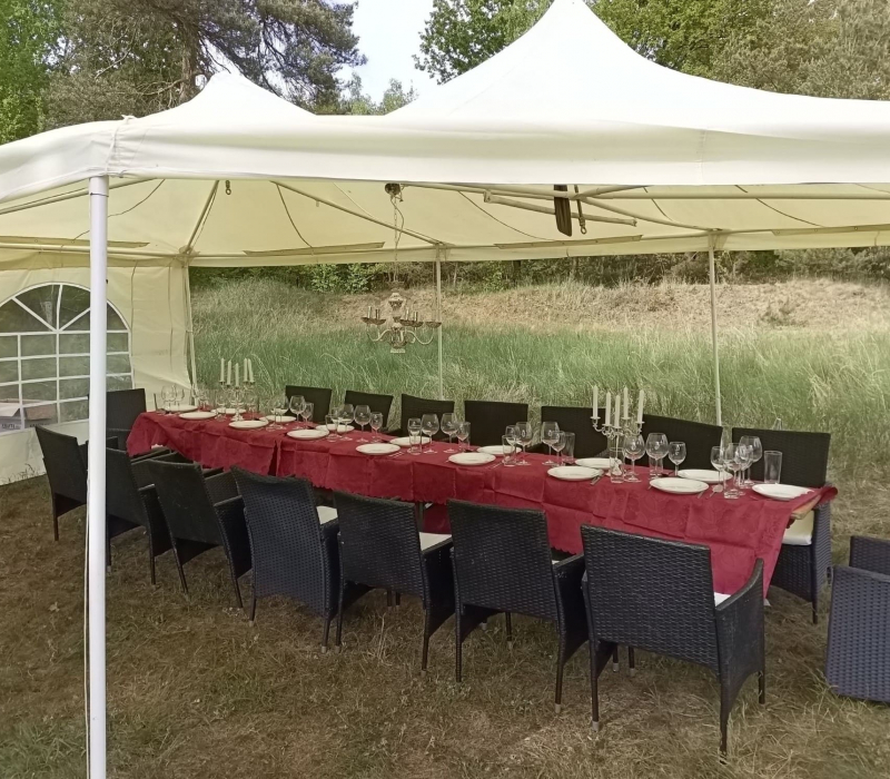 Pavillon-mit-Esstisch